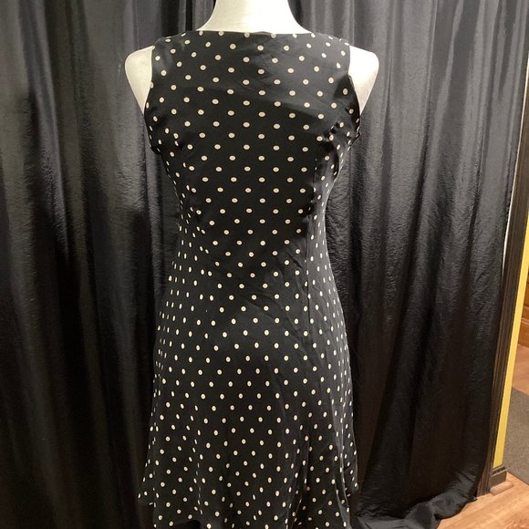 JNY black/white polka dot dress - Picture 2 of 3